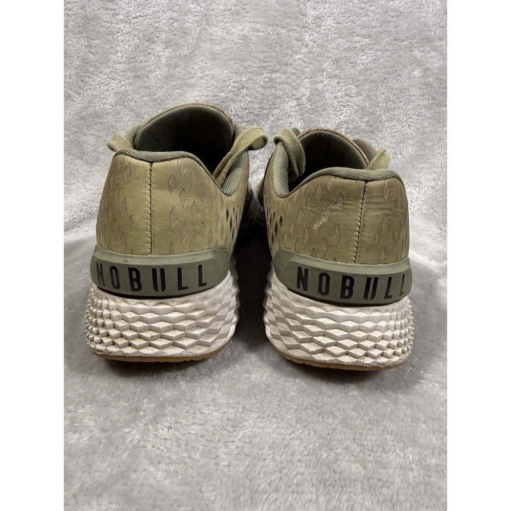 No Bull Perforated Olive Running Shoes Mens 7.5 Womens 9 CrossFit Walking Run - Picture 5 of 14